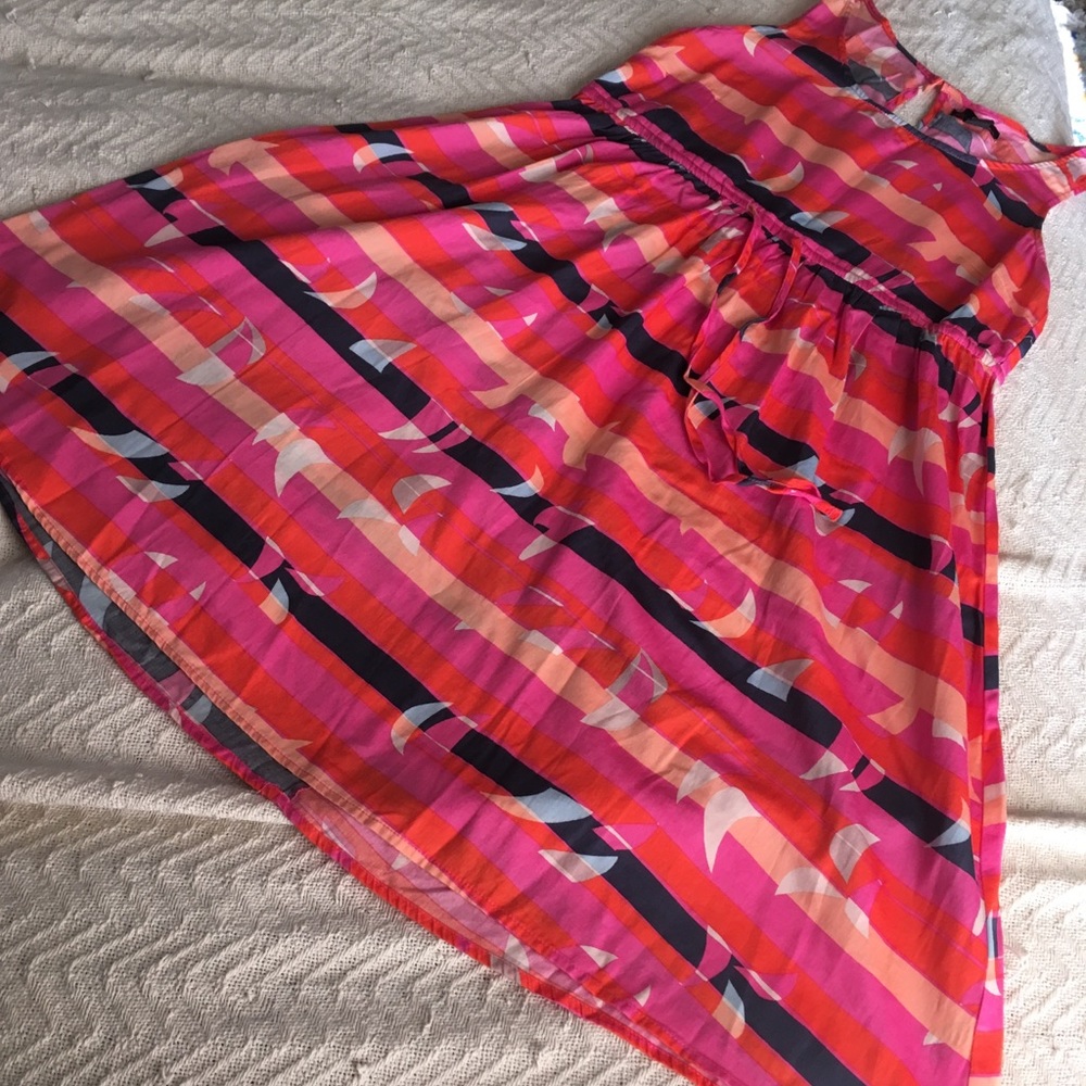 H&M dress with stripes and sails